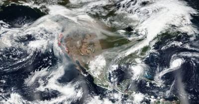 Дым калифорнийских пожаров достиг Европы