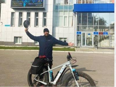 На велосипеде в Нижний Новгород приедет путешественник из Иркутска