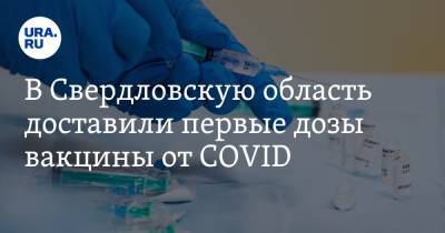 В Свердловскую область доставили первые дозы вакцины от COVID