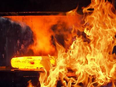 В Черкассах произошел пожар в столярном цеху