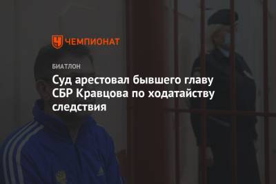 Суд арестовал бывшего главу СБР Кравцова по ходатайству следствия