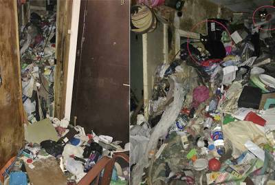 Тело мужчины нашли в петербургской квартире среди мусора