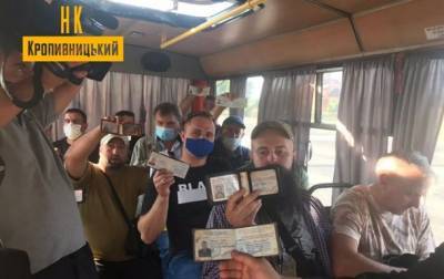 Ветераны АТО в Кропивницком наказали водителя маршрутки