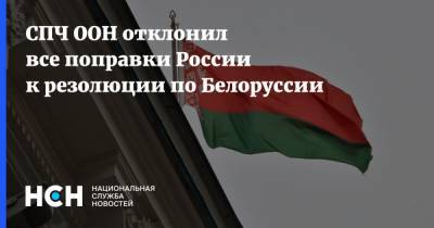СПЧ ООН отклонил все поправки России к резолюции по Белоруссии