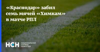 «Краснодар» забил семь мячей «Химкам» в матче РПЛ