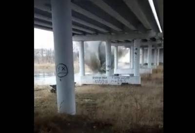 Появилось видео подрыва БРДМ возле Донецка