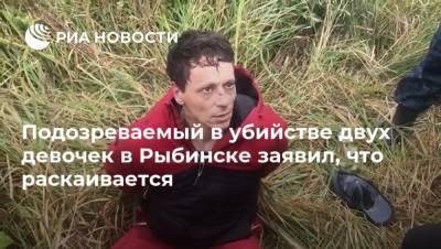 Подозреваемый в убийстве двух девочек в Рыбинске заявил, что раскаивается