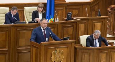 Президент Молдовы рассказал, когда парламент отправят в отставку