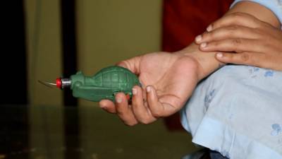 В Индии разработали «ручную гранату» для безопасности женщин.