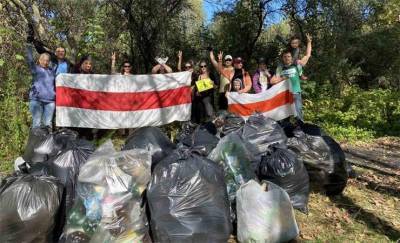 Несмотря на преследования, гомельчане продолжают очищать город от мусора