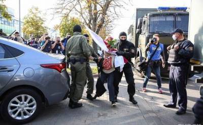 Белорусский правозащитный центр «Весна» сообщает о задержании по меньшей мере 272 участников акции протеста в Минске