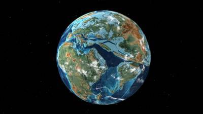 Ученые разработали карту, где указано положение на планете современных городов миллионы лет назад