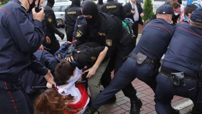 Стало известно количество белорусов, задержанных во время акции протеста в Минске