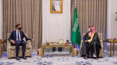 Дональд Трамп - Джаред Кушнер - наследный принц Мухаммед - Принц Саудовской Аравии встретился с советником Трампа Кушнером - russian.rt.com - США - Израиль - Саудовская Аравия - Палестина