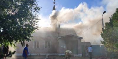 В Башкирии горела мечеть
