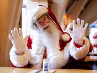 Лондонские Санта-Клаусы уже готовятся к Рождеству