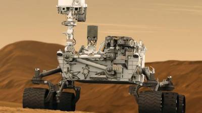 Марсоход Curiosity снял на видео "пылевого дьявола"