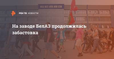 На заводе БелАЗ продолжилась забастовка