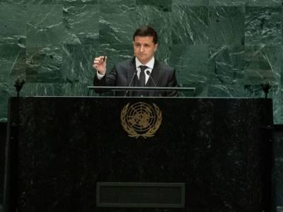 В сентябре Зеленский планирует выступить на 75-й сессии Генассамблеи ООН