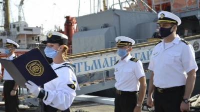 100 курсантов-моряков приняли присягу в Одессе