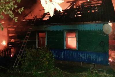 В Сафонов в пожаре погиб 60-летний мужчина