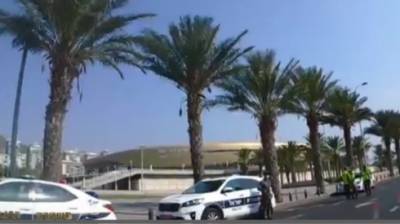 Видео: полиция Хайфы задержала больного коронавирусом, который пытался бежать из города