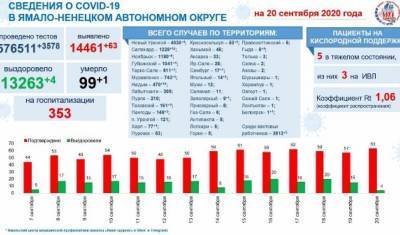 В ЯНАО скончался пациент с коронавирусом