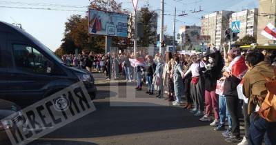 МВД Белоруссии заявило о находящихся под контролем протестах в стране