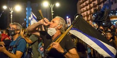 Протесты у резиденции премьера в Иерусалиме продолжатся на исходе праздника