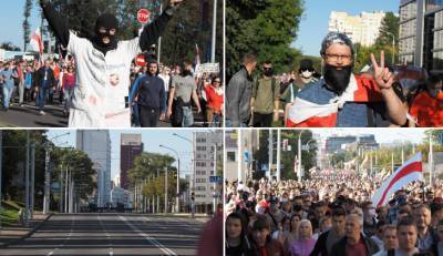 В Минске началась масштабная акция протеста