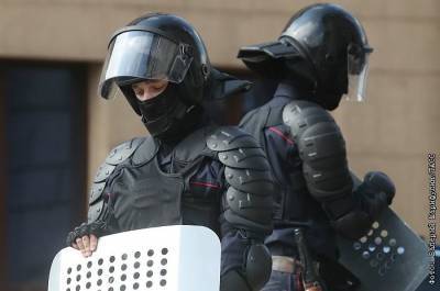 Милиция Бреста использовала светошумовой патрон на митинге оппозиции
