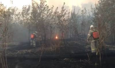 МЧС: пожар на 1-ой Луговой в Ростове локализовали