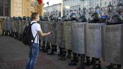Массовые задержания на "Марше солидарности" в Минске