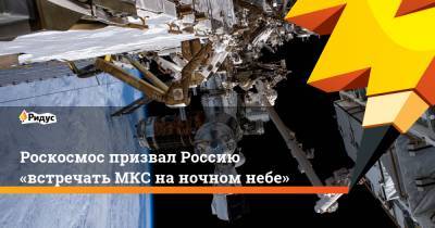Роскосмос призвал Россию «встречать МКС на ночном небе»