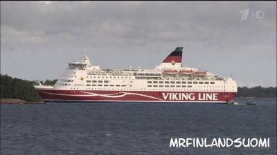 На Балтике на мель сел паром «Викинг Лайн», который курсировал между Финляндией и Швецией