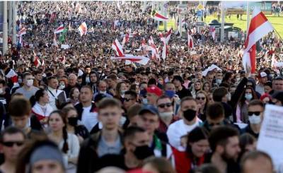 Акции протеста в Минске: более 200 задержанных