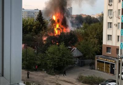 Стали известны подробности пожара в частном доме в центре Рязани