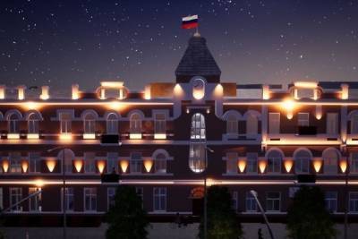 Читинская компания разработала проект архитектурной подсветки здания администрации города