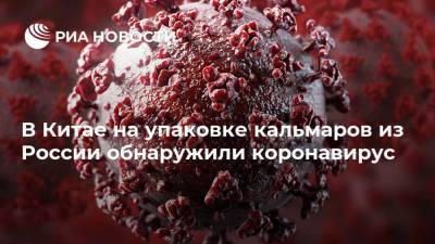 В Китае на упаковке кальмаров из России обнаружили коронавирус