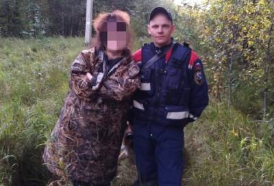 В Волховском районе спасли заблудившуюся в лесу женщину