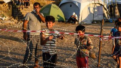 Новый европейский лагерь для беженцев: грязные туалеты и отсутствие воды