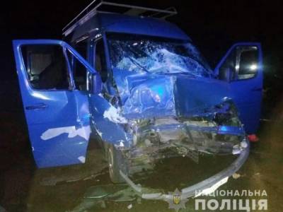 Крупное ДТП на Николаевщине с 5 пострадавшими: столкнулись микроавтобус и грузовик