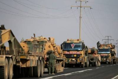 Турция направила новую военную колонну в Сирию