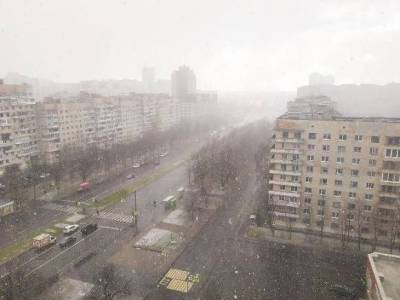 В российских регионах выпал первый снег (видео)
