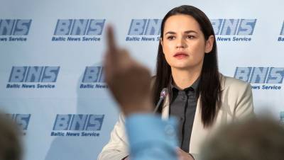 Тихановская призвала ЕС не поддерживать власти Белоруссии