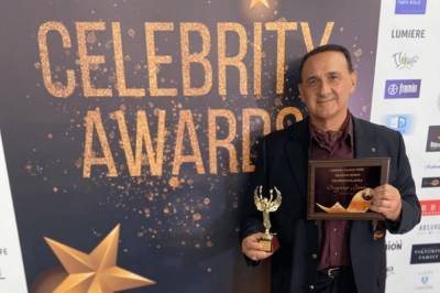 Премия Celebrity Awards 2020: украинский певец Владимир Гришко победил в номинации "Личность года"
