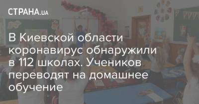 В Киевской области коронавирус обнаружили в 112 школах. Учеников переводят на домашнее обучение