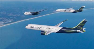 Airbus показал пассажирские самолёты будущего