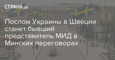 Послом Украины в Швеции станет бывший представитель МИД в Минских переговорах