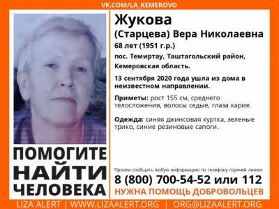 В Кузбассе больше недели ищут пропавшую 68-летнюю женщину